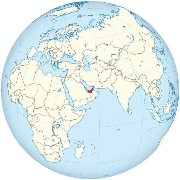 File:United Arab Emirates on the globe (United Arab Emirates centered).svg