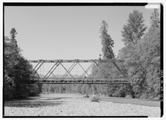 Brücke an der Forest Service Road 2306