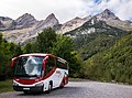 * Nomination Parking area in the Pineta Valley, bus operated by the Avanza bus company. Bielsa, Sobrarbe, Huesca, Aragon, Spain --Basotxerri 10:00, 17 December 2017 (UTC) * Promotion Good quality. --Poco a poco 10:10, 17 December 2017 (UTC)