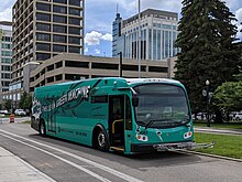 A VRT electric bus Valley Regional Transit 4003 at the Downtown Boise Father's Day Car Show.jpg