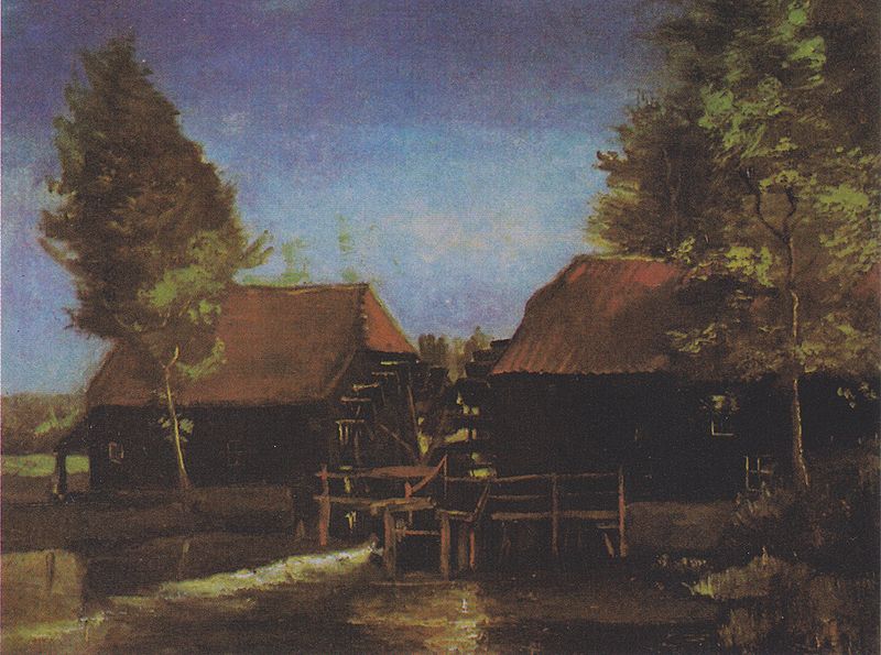 File:Van Gogh - Wassermühle in Kollen bei Nuenen.jpeg