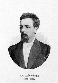 Antonín Vávra před 1895