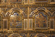 English: Detail of the Verduner altarpiece in Klosterneuburg, Austria by Nicholas of Verdun.