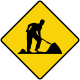 Vienna Conv. road sign Ab-16-V1 (right-hand traffic)