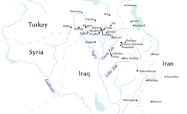 Places where varieties of North-Eastern Neo-Aramaic are spoken Villages where varieties of North-Eastern Neo-Aramaic are spoken.png