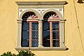 English: # 2: Castle Kohlhof, mullioned Renaissance window Deutsch: Nr. 2: Schloss Kohlhof, gekuppeltes Renaissancefenster