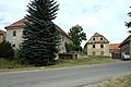 Čeština: Dva domy ve vesnici Vrbice (severní část), Ústecký kraj English: Two buildings in the village of Vrbice (northern part), Ústí Region, CZ