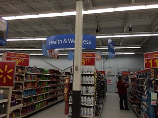 Health and wellness aisle at Cornwall, Ontario
