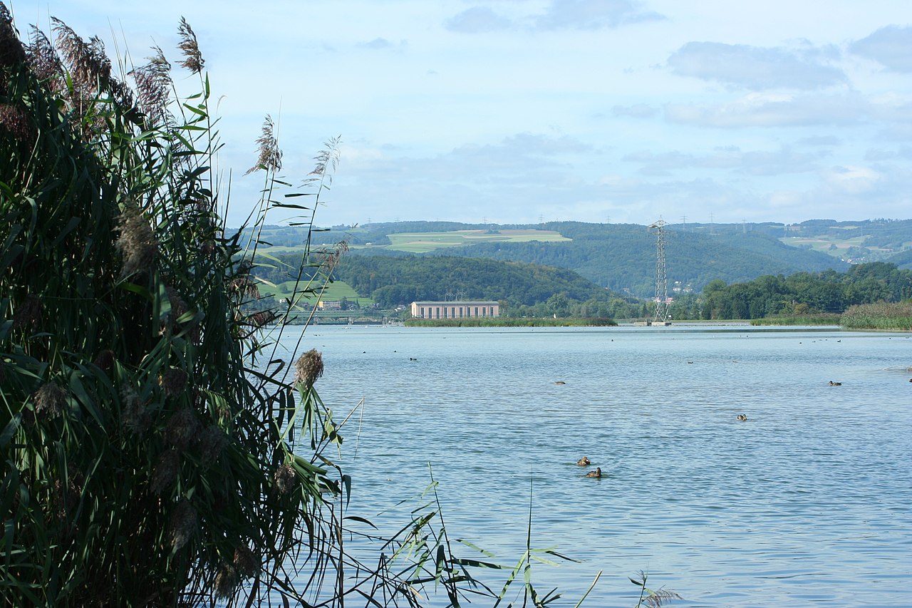 Suisse - Lac de barrage de Klingnau 1280px-Wasserkraftwerk_Klingnau