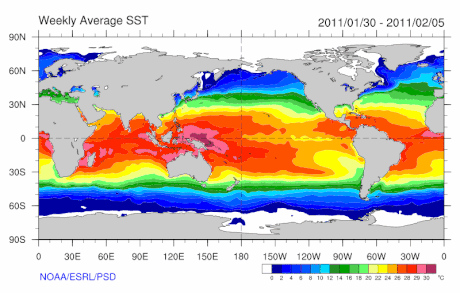 Marsurfaca temperaturo