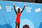 Deutsch: Gewichtheben bei den Olympischen Jugendspielen 2018; Tag 2, 10. Oktober 2018; Jungen 62 kg English: Weightlifting at the 2018 Summer Youth Olympics at 8 October 2018 – Boys' 62 kg