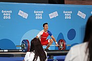 Deutsch: Gewichtheben bei den Olympischen Jugendspielen 2018; Tag 2, 10. Oktober 2018; Jungen 62 kg English: Weightlifting at the 2018 Summer Youth Olympics at 8 October 2018 – Boys' 62 kg