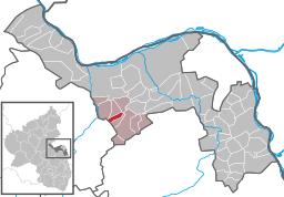 Läget för Welgesheim i Landkreis Mainz-Bingen