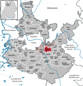 Kaart van Wiesenbach