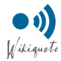 Трето лого на Уикицитат. Използвано до 22 октомври 2003