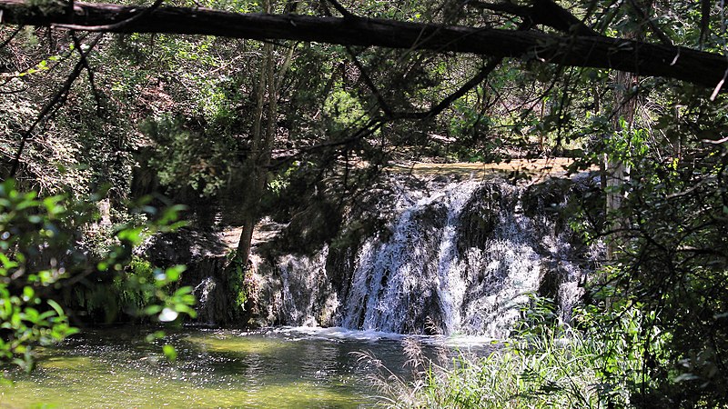 File:Wild Basin Waterfall Austin Texas.jpg