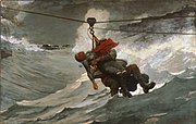 Winslow Homer, The Life Line, 1884