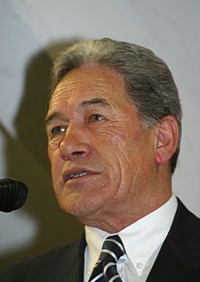 Winston Peters was interviewed by World TV in 2002. Winston Peters, 2011.jpg