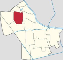 Location in Hexi District