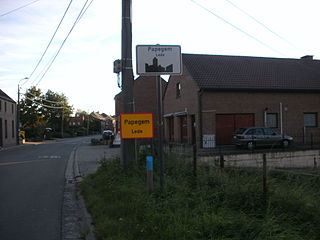 Papegem Village in Flanders, Belgium