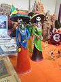 Handgemaakte catrina's uit Texcoco, Mexico