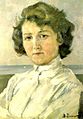 Портрет Зинаиды Срединой. 1909