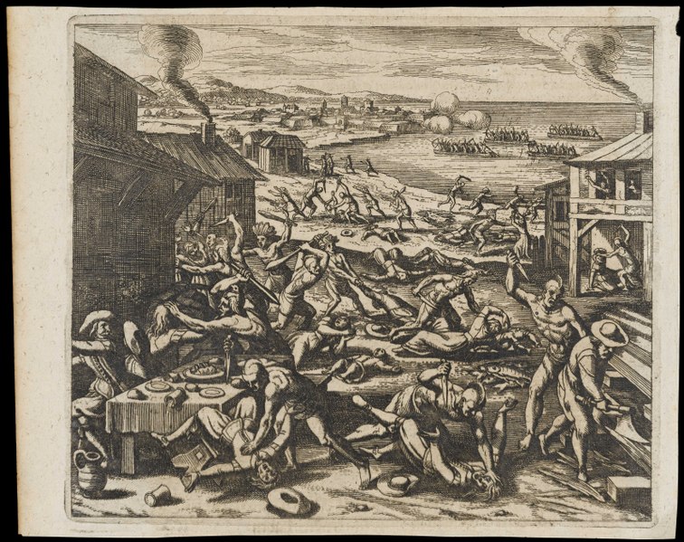 File:‘Indians slaughtering the English near Jamestown’ RMG F7398-001.tiff