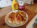 -2020-06-19 Hot dog with french fries, Trimingham, Norfolk (1).JPG