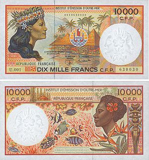 10 000 CFP-franc