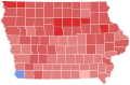 1916 Iowa Gubernatorial Election by County