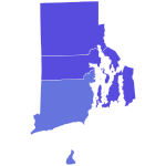 1982 Rhode Island gubernatorial election results map by county.svg