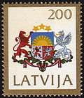 Thumbnail for Postage stamps and postal history of Latvia