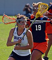 2005 NCAA Division I Women's Lacrosse Championship game between the Virginia Cavaliers and Northwestern Wildcats 2005 NCAA Women's Lacrosse Championship - Virginia Cavaliers vs Northwestern Wildcats.jpg