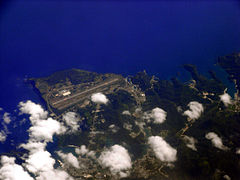 Aerial view of Oki Airport