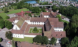 Blick auf das Kloster Wettingen