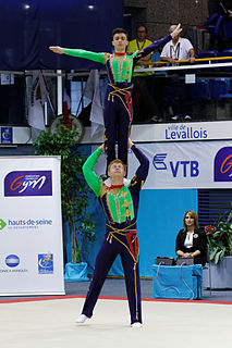 Vladyslav Bobryshev Ukrainian acrobatic gymnast