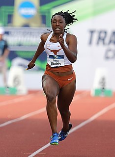 Teahna Daniels American sprinter