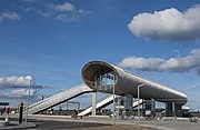 The pedestrian bridge