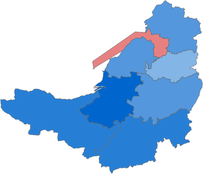 2021 Avon and Somerset PCC Election 1st Round.svg