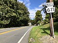 File:2022-09-27 15 03 51 View north along Pennsylvania State Route 611 (Delaware Drive) just north of Richmond Road in Washington Township, Northampton County, Pennsylvania.jpg