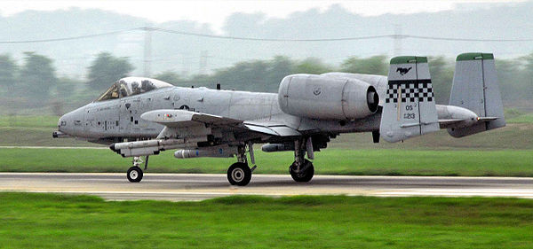 A-10 Thunderbolt II 80-213 taking off from Osan AB