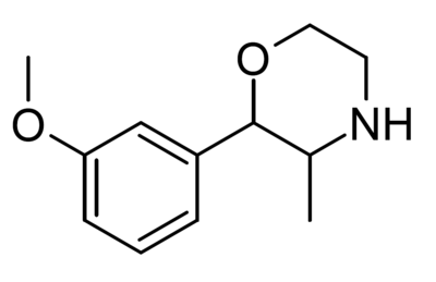 3-MeO-phenmetrazine structure.png