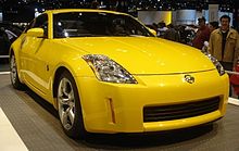 The Nissan 350Z (known as Nissan Fairlady Z (Z33) in Japan) is a two-door,  two-seater sports car that was manufactured by Nissan Motors Stock Photo -  Alamy