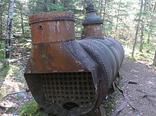 Boiler from Chilkoot trail, 2009