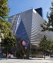 The National September 11 Museum building 9-11 Memorial Park Centre (6251042978).jpg