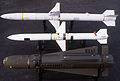 AGM-88 (top), AGM-45 (center), AGM-65 (bottom)