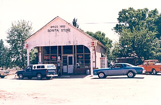 <span class="mw-page-title-main">Bonita, Arizona</span> Unincorporated community in Graham County, Arizona