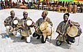 A Set of Traditional Drummers in Northern Ghana