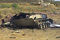 A destroyed Iraqi BMP-2 Infantry Fighting Vehicle sits in an open field in Northern Iraq, during Operation IRAQI FREEDOM DM-SD-04-16575.jpg