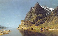 Eilert Adelsteen Normann, Fjordlandskap med båt